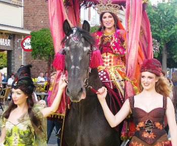 Prinses Samira en het paard van Arabië mobiele act